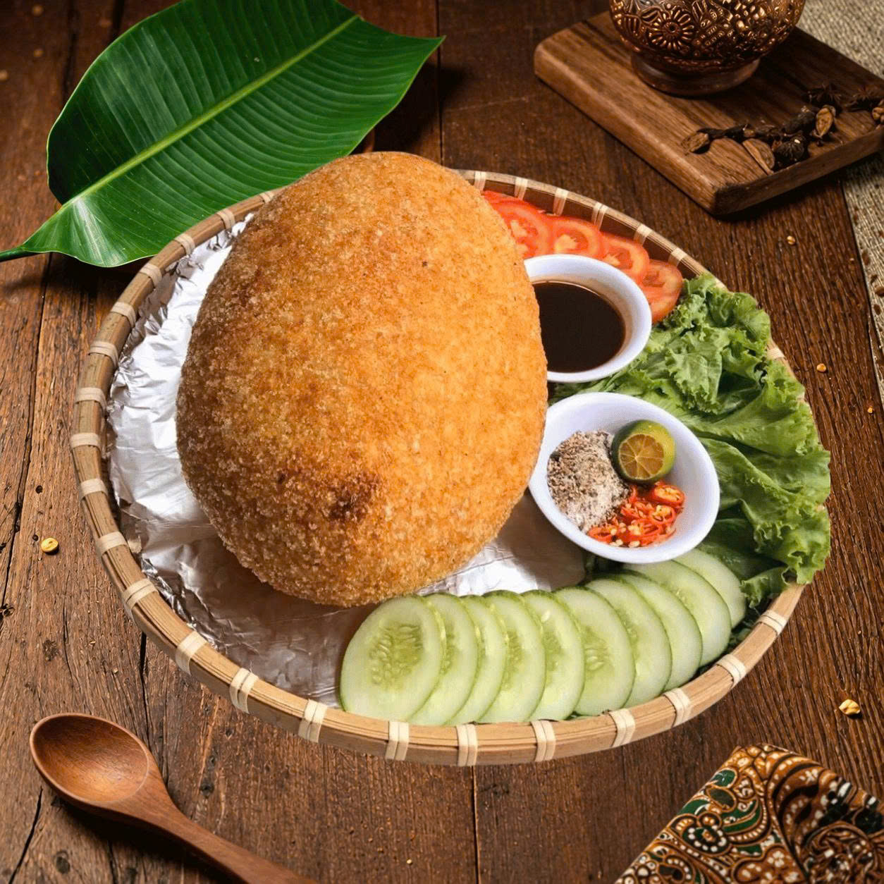 Gà bó xôi truyền thống